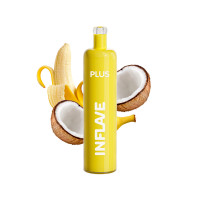 Одноразовая электронная сигарета Inflave Plus - Банан с Кокосом